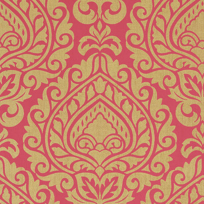 ANNETTE - Metallic Gold on Pink