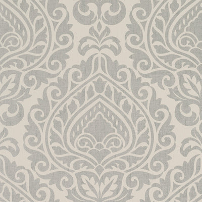 ANNETTE - Metallic Silver on Linen