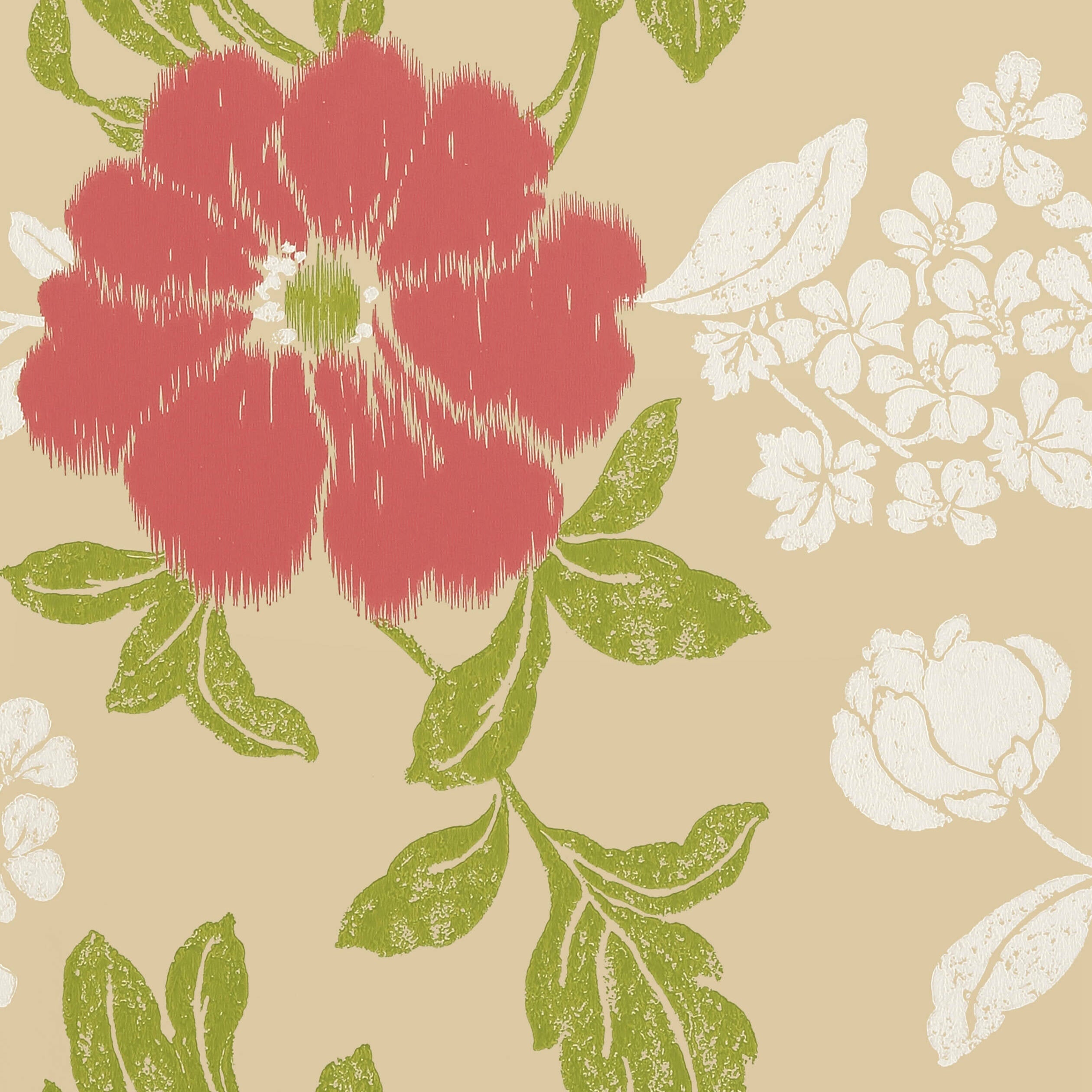 RUE DE SEINE - Pink on Beige