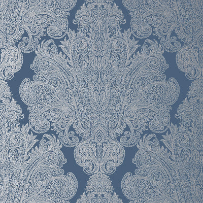 AUBURN - Metallic Silver on Navy