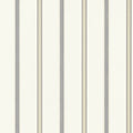 DAWSON STRIPE - Charcoal and Linen