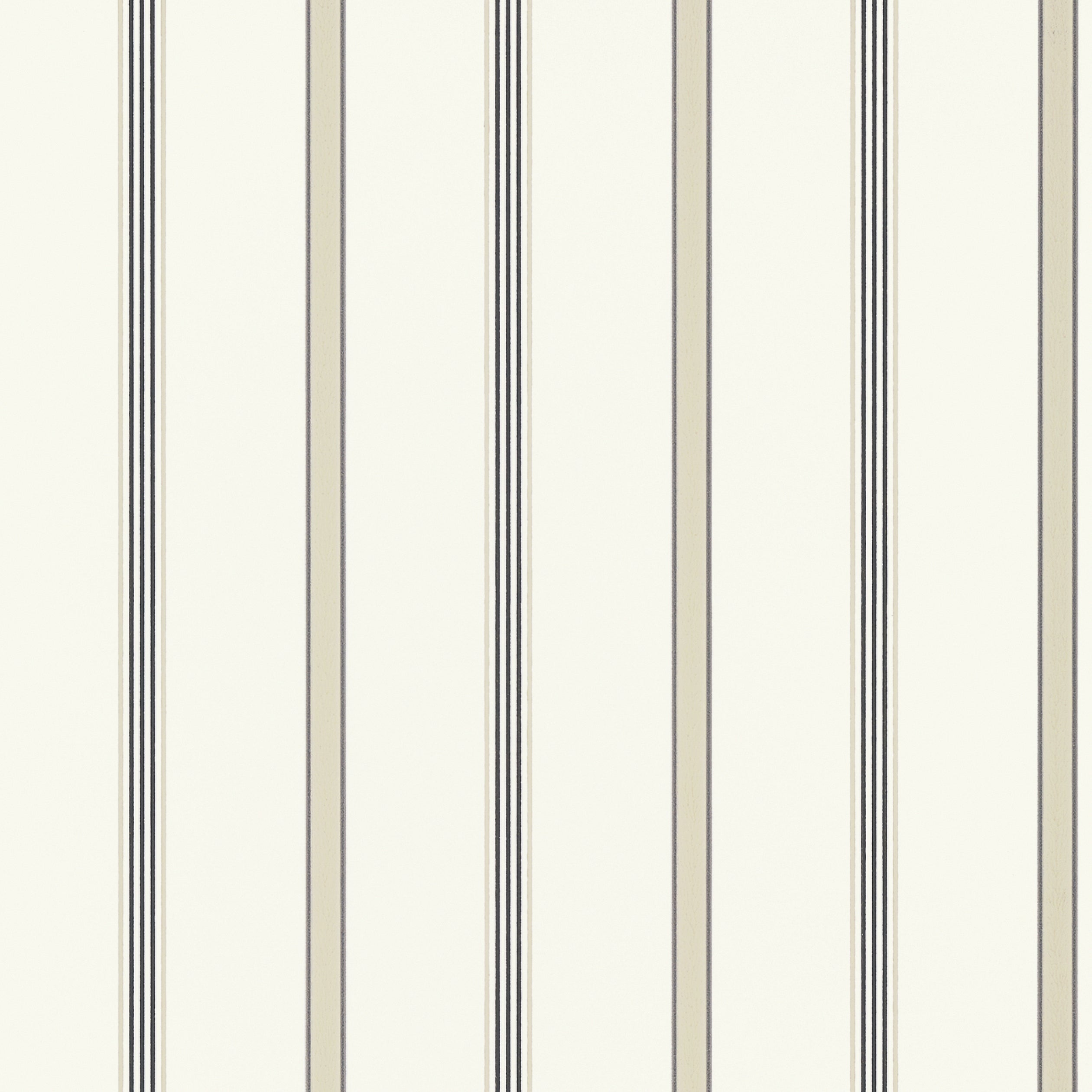 DAWSON STRIPE - Charcoal and Linen