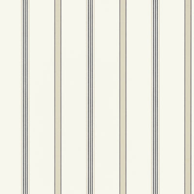 DAWSON STRIPE - Charcoal and Linen