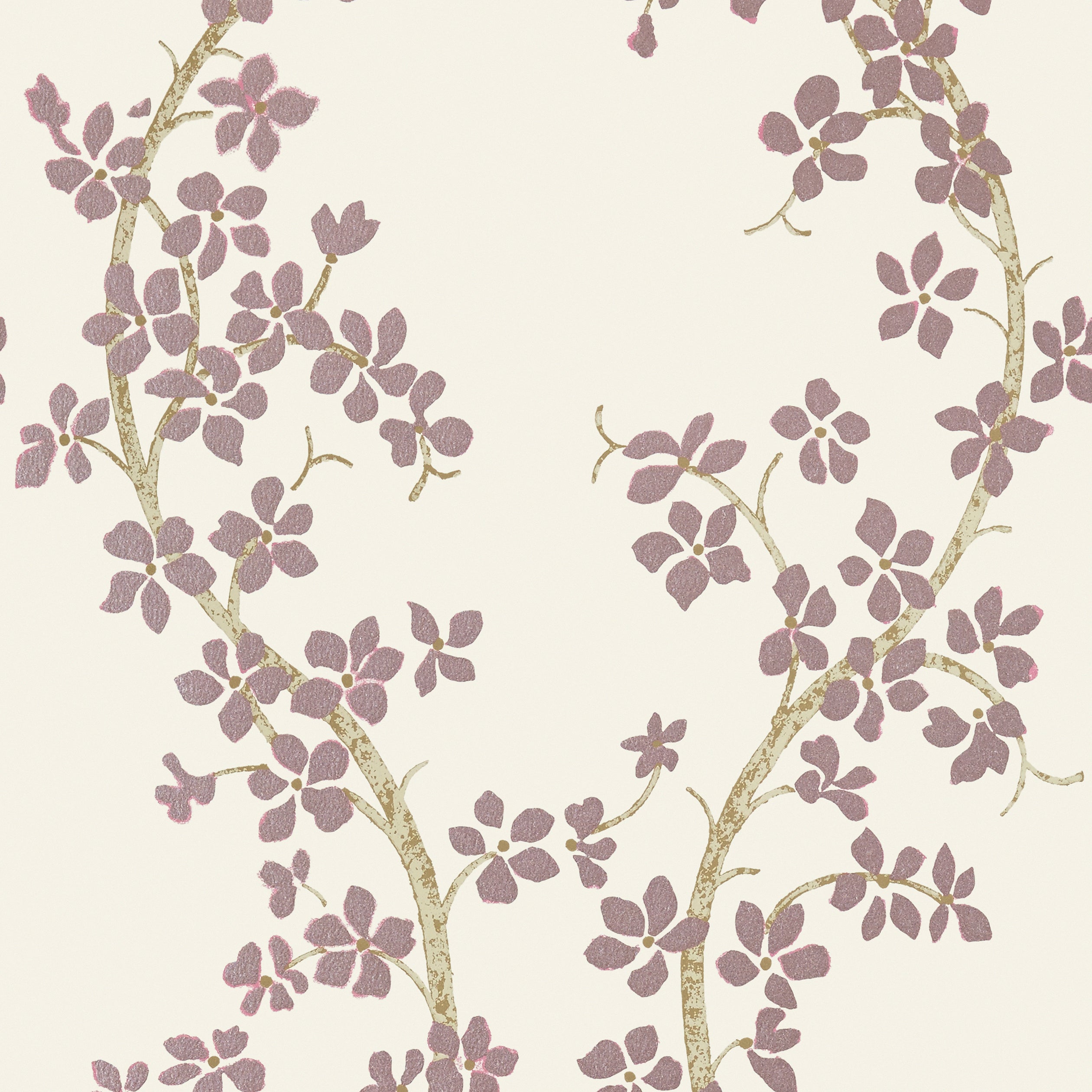 ST. ALBANS GROVE - Pink on Ivory