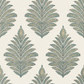 PALAMPORE LEAF - Robin's Egg and Beige
