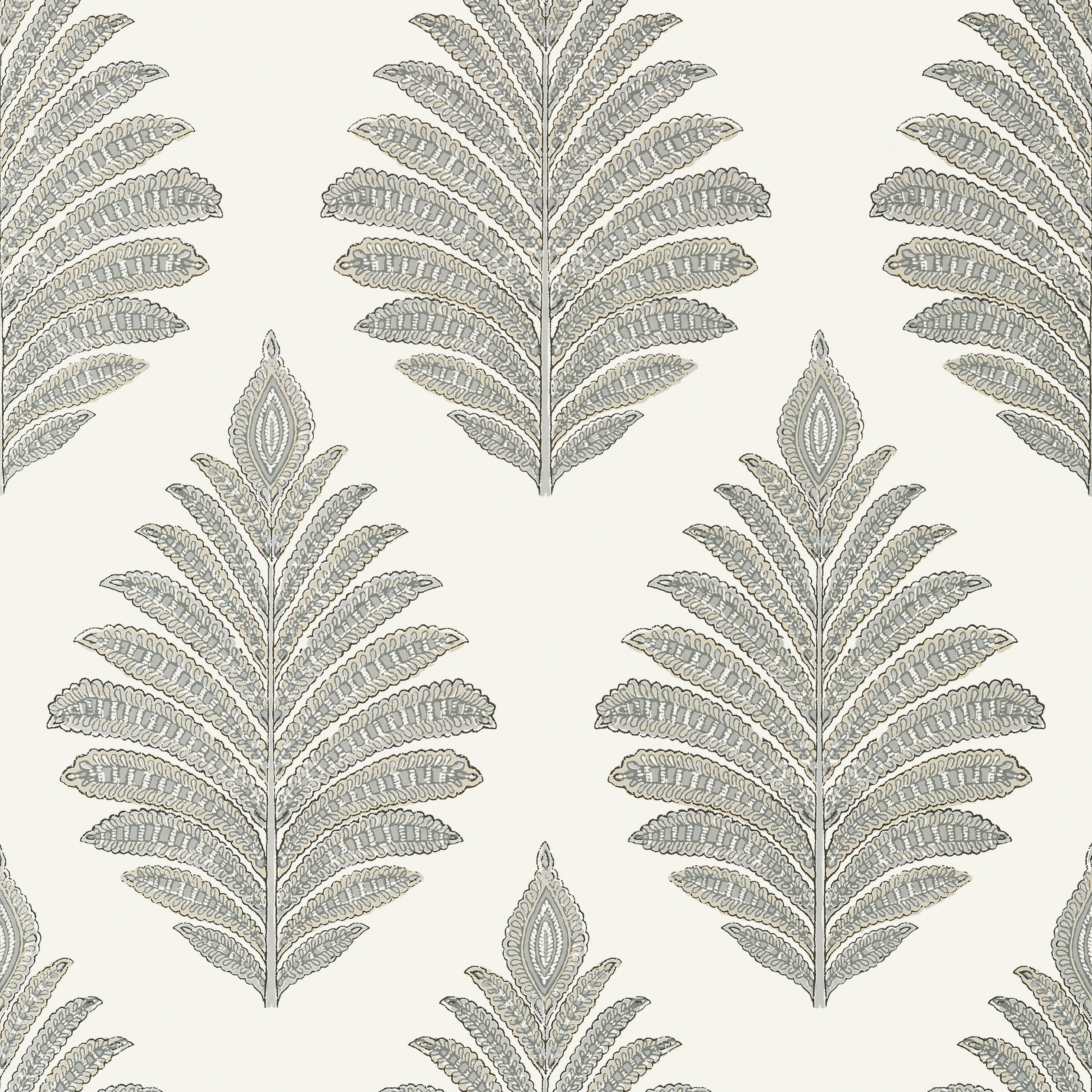 PALAMPORE LEAF - Grey