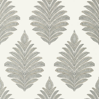 PALAMPORE LEAF - Grey