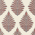 PALAMPORE LEAF - Red and Blue