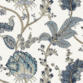 KALAMKARI VINE - Blue and White