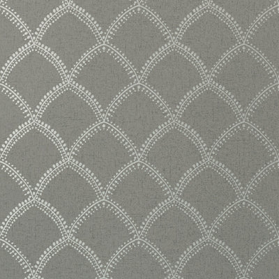 BURMESE - Metallic Silver on Charcoal