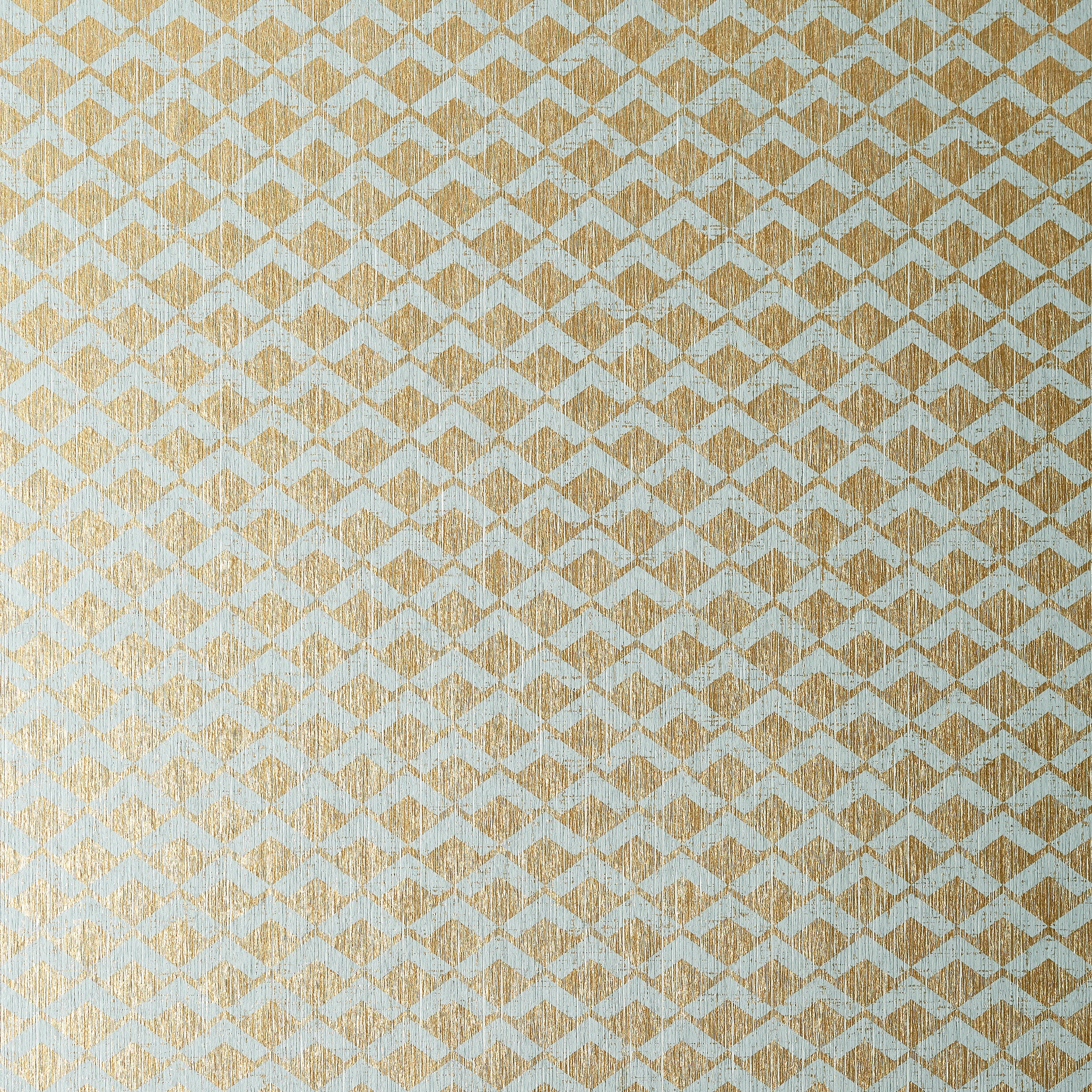 CASHIERS - Aqua on Metallic Gold