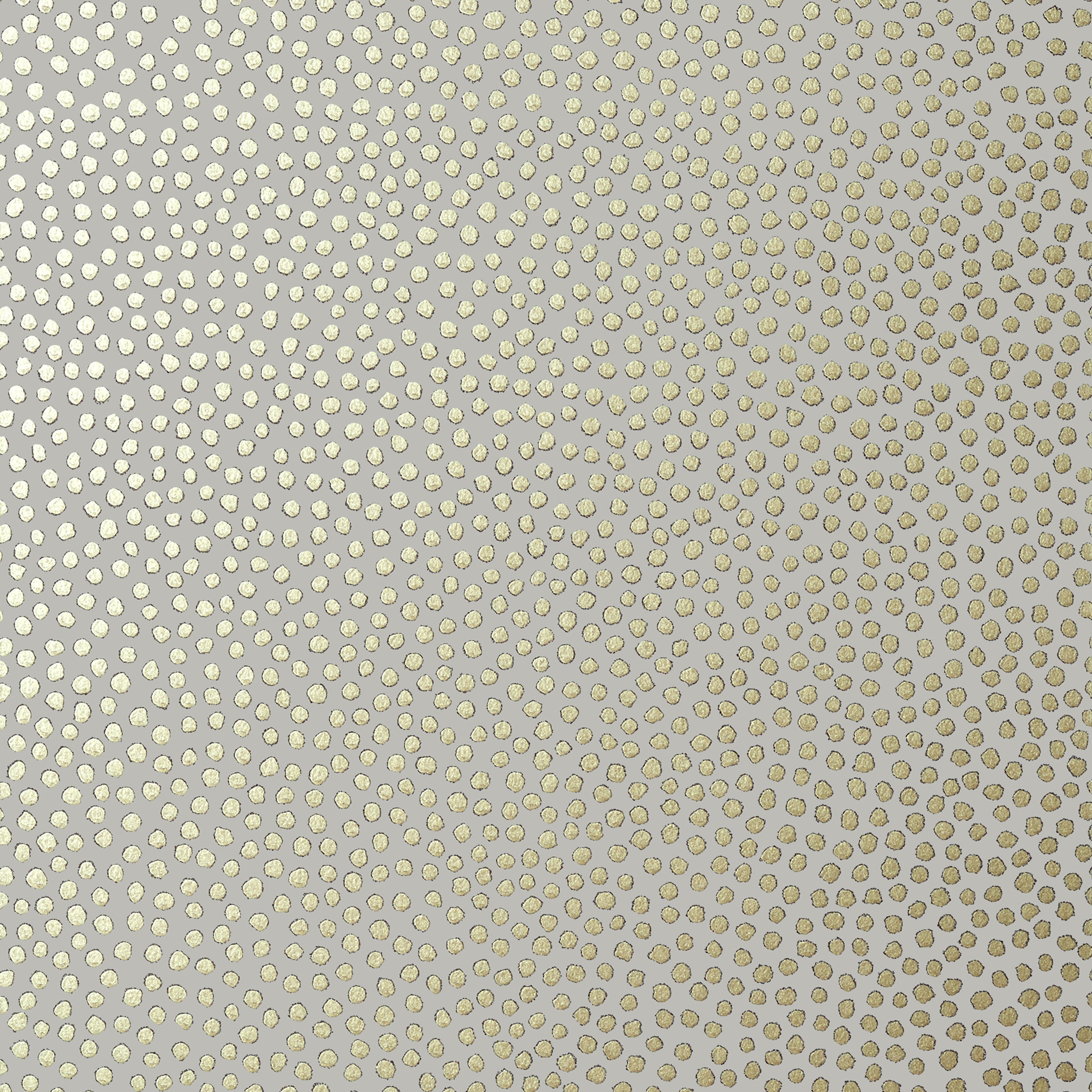 DAVIS DOT - Metallic Gold on Pewter