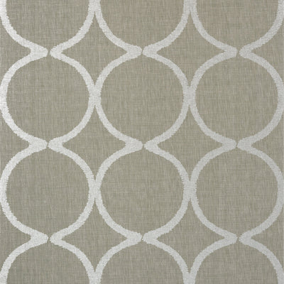 WATERCOURSE - Metallic Silver on Taupe