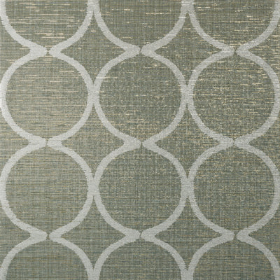 WATERCOURSE - Metallic Silver on Aqua