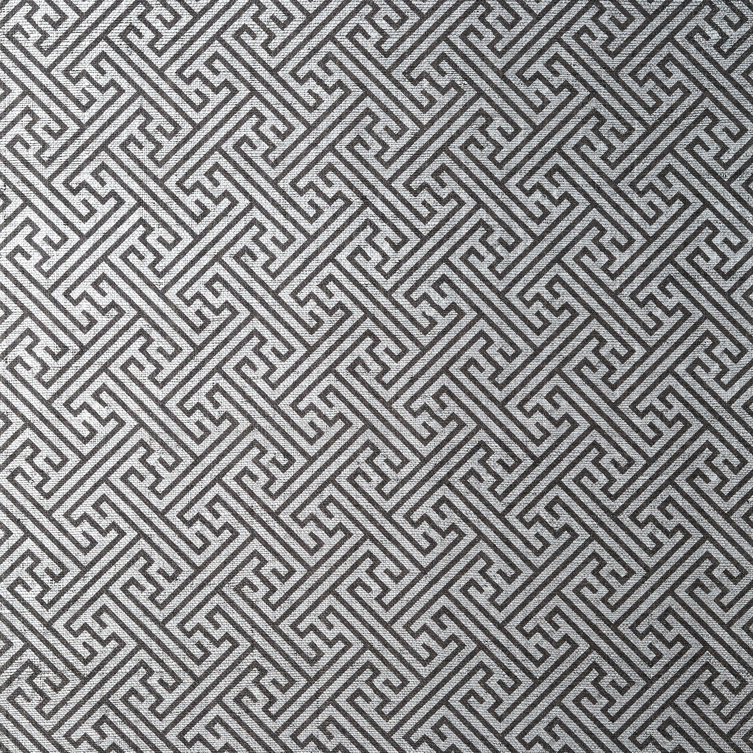 CHARLOTTE RAFFIA - Black and Metallic Silver