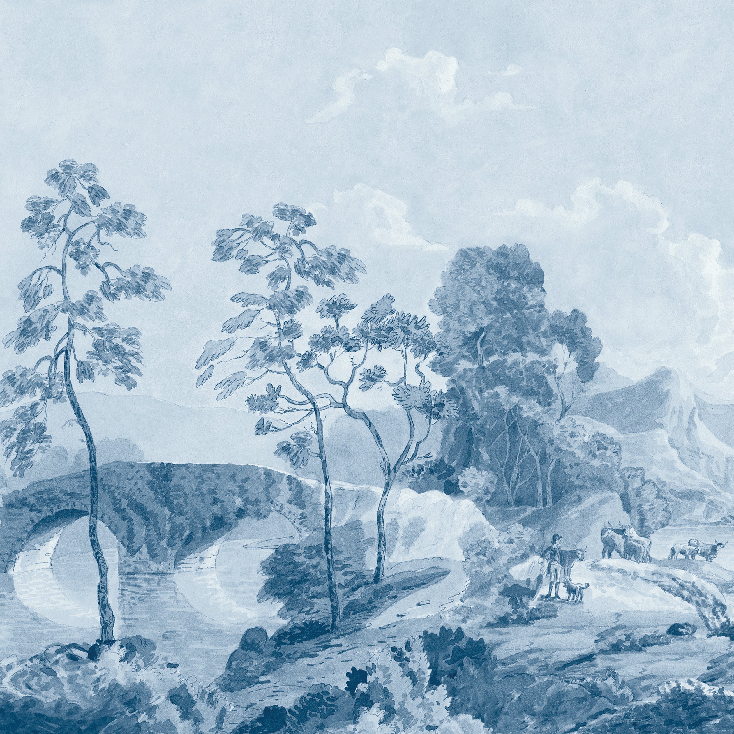 SAVERY MURAL - Blue