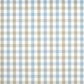 SAYBROOK CHECK - Spa Blue and Beige