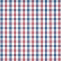 SAYBROOK CHECK - Blue and Red