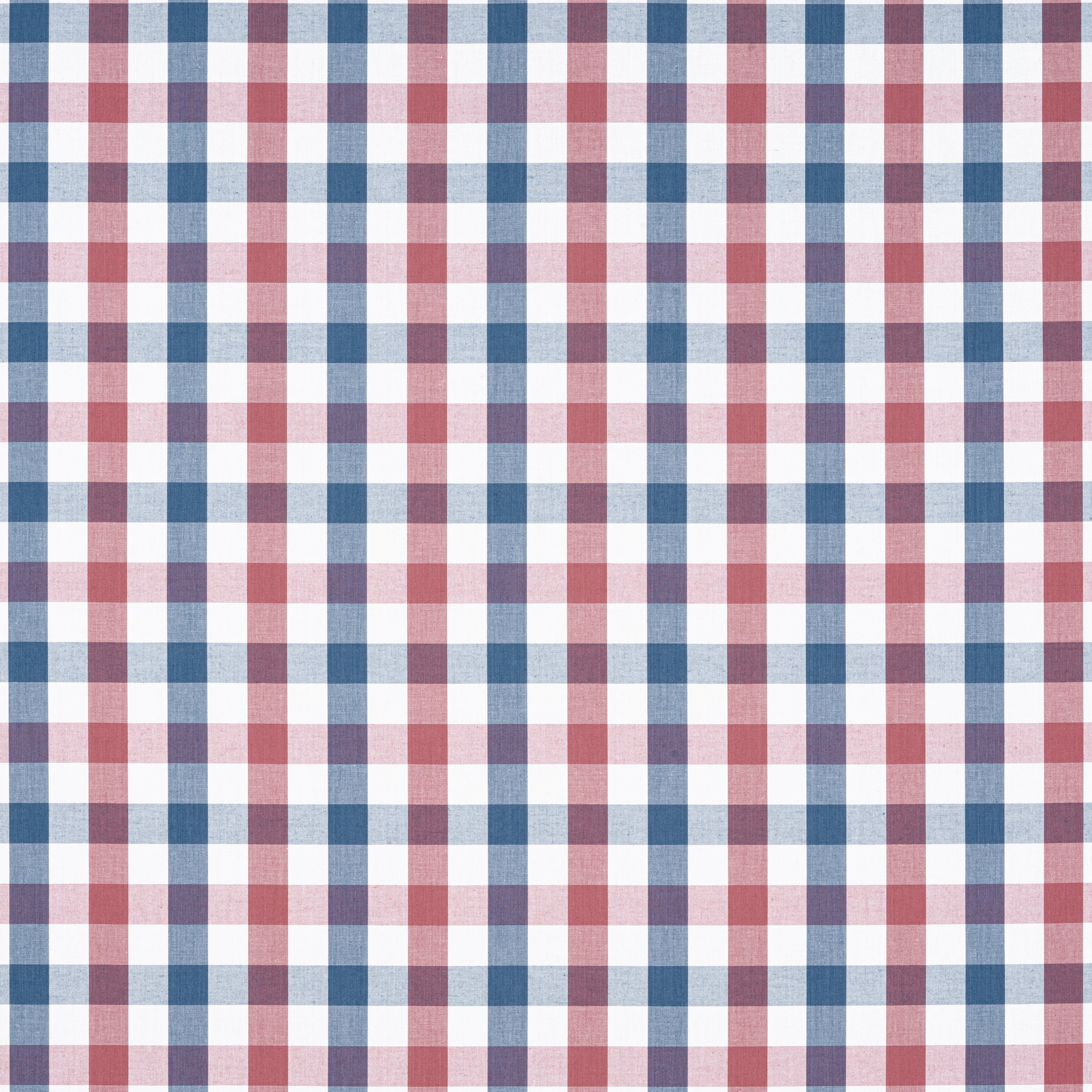 SAYBROOK CHECK - Blue and Red