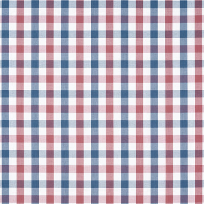 SAYBROOK CHECK - Blue and Red