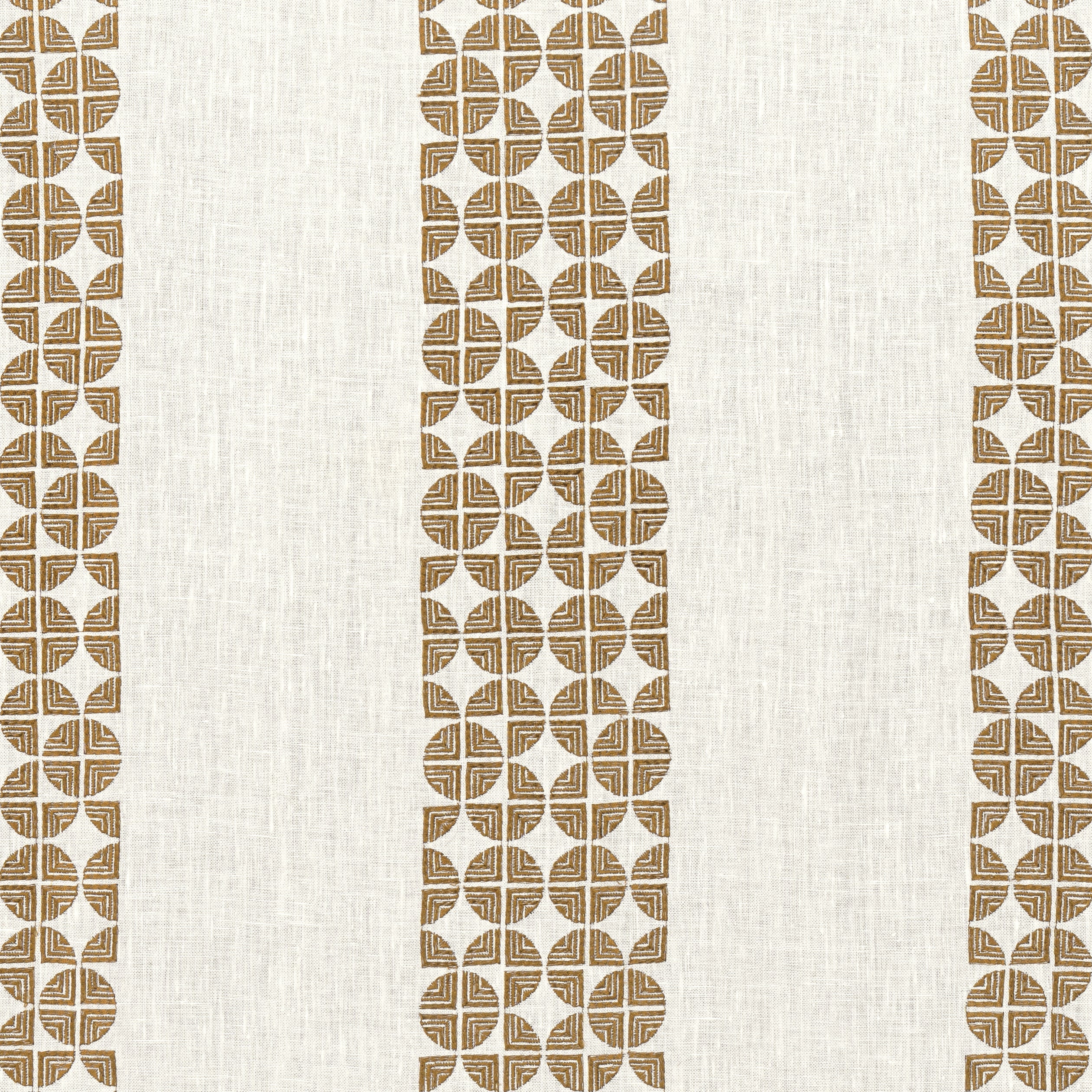FAIRMONT STRIPE EMBROIDERY - Bronze