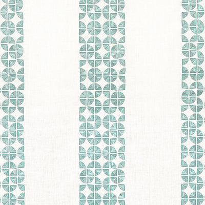 FAIRMONT STRIPE EMBROIDERY - Teal