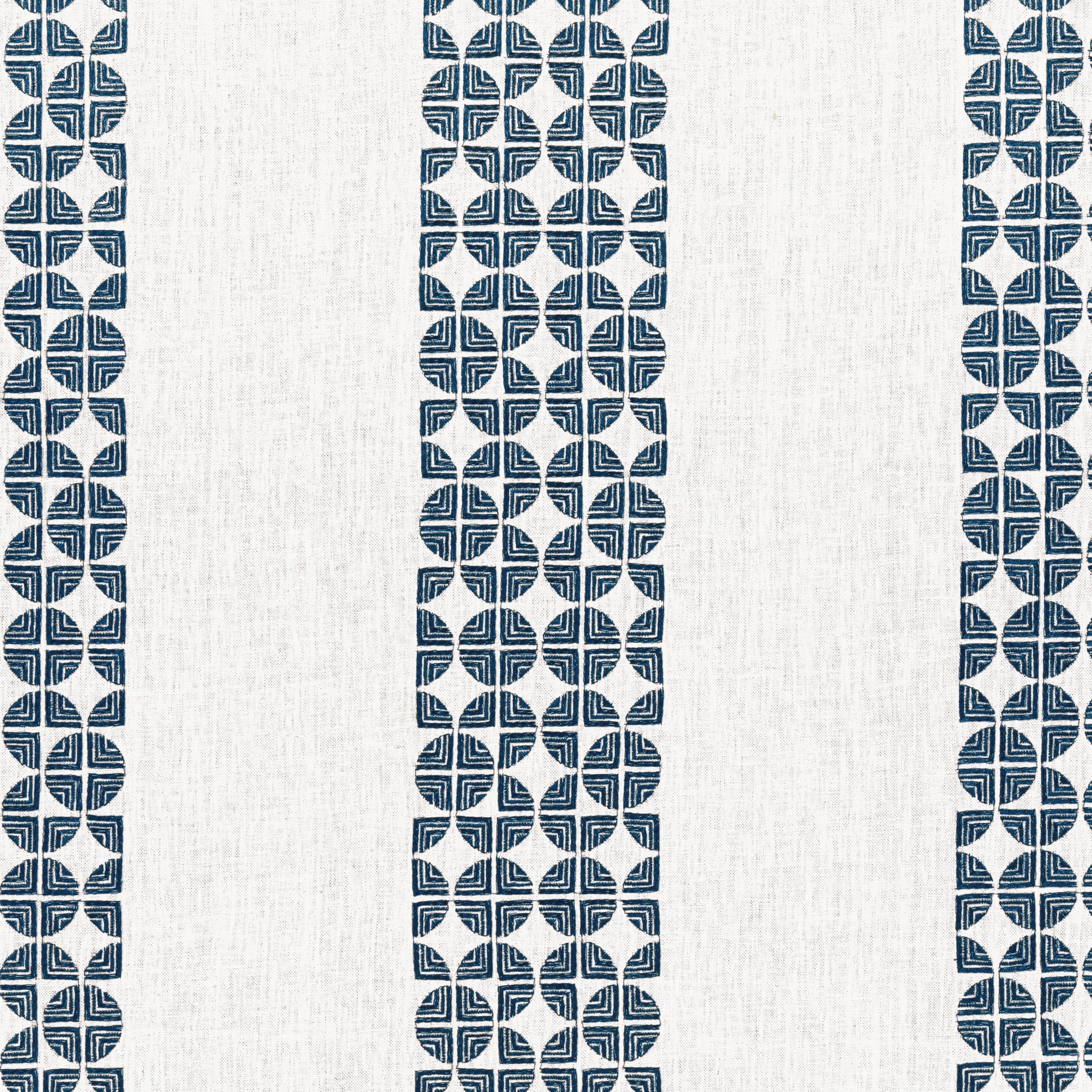FAIRMONT STRIPE EMBROIDERY - Navy