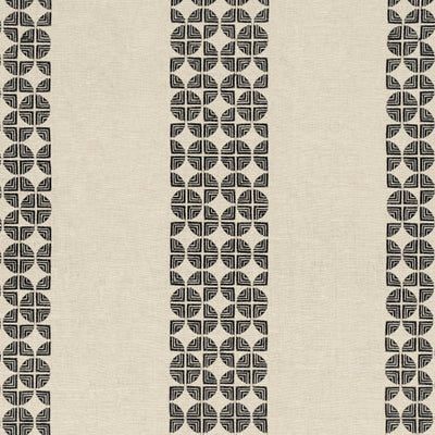 FAIRMONT STRIPE EMBROIDERY - Black