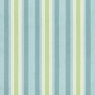 DEARDEN STRIPE - Turquoise and Green