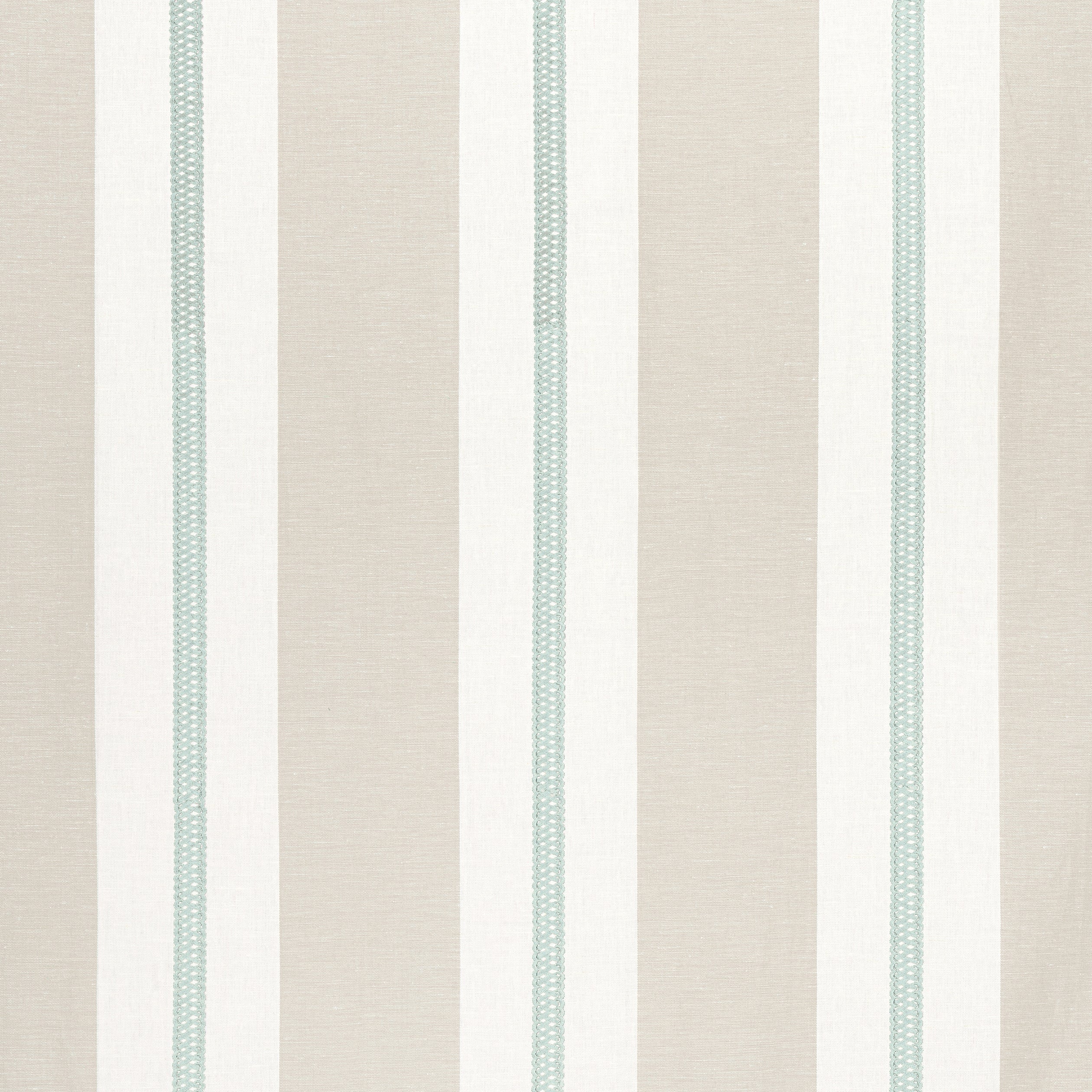 ALDEN STRIPE EMBROIDERY - Robin's Egg