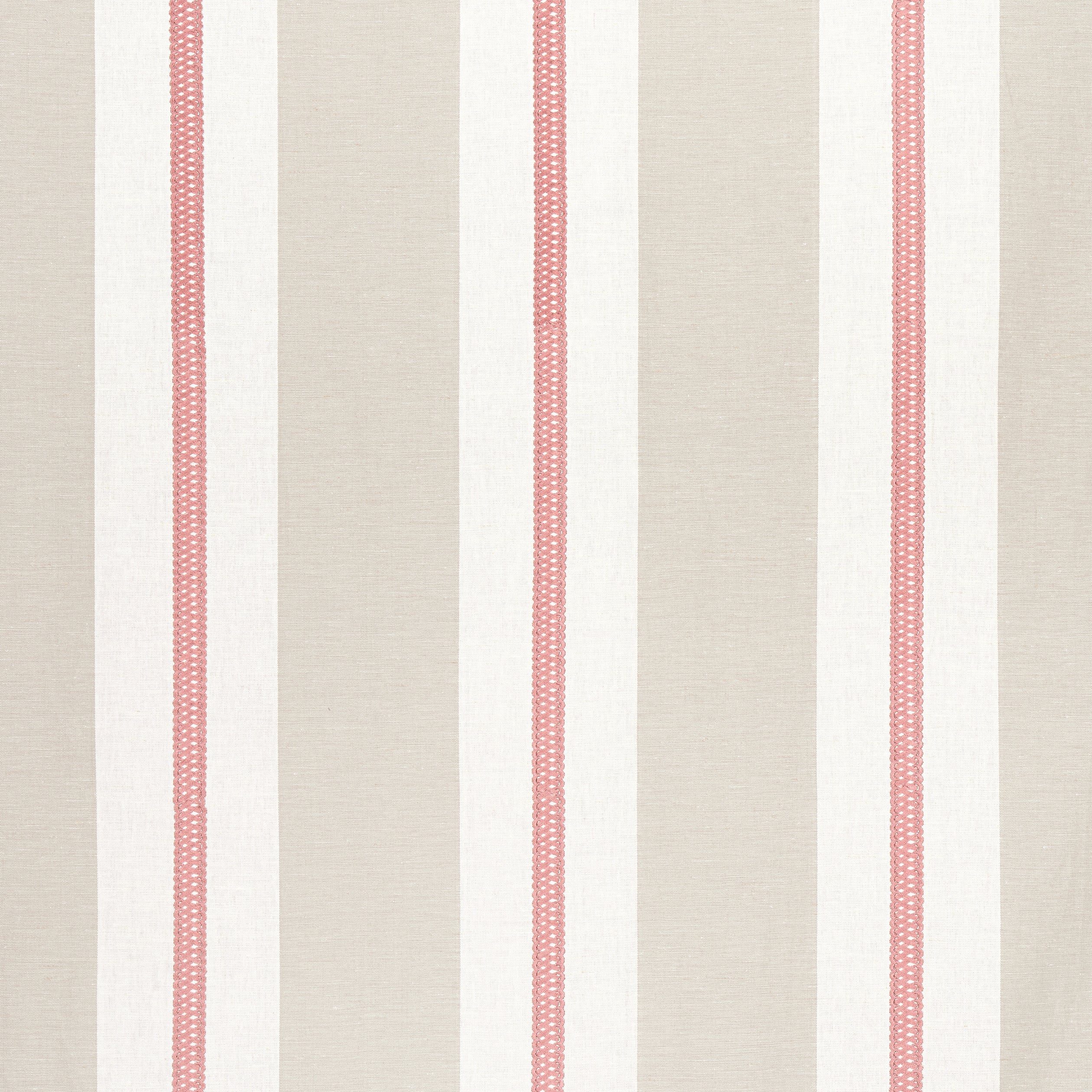 ALDEN STRIPE EMBROIDERY - Rose