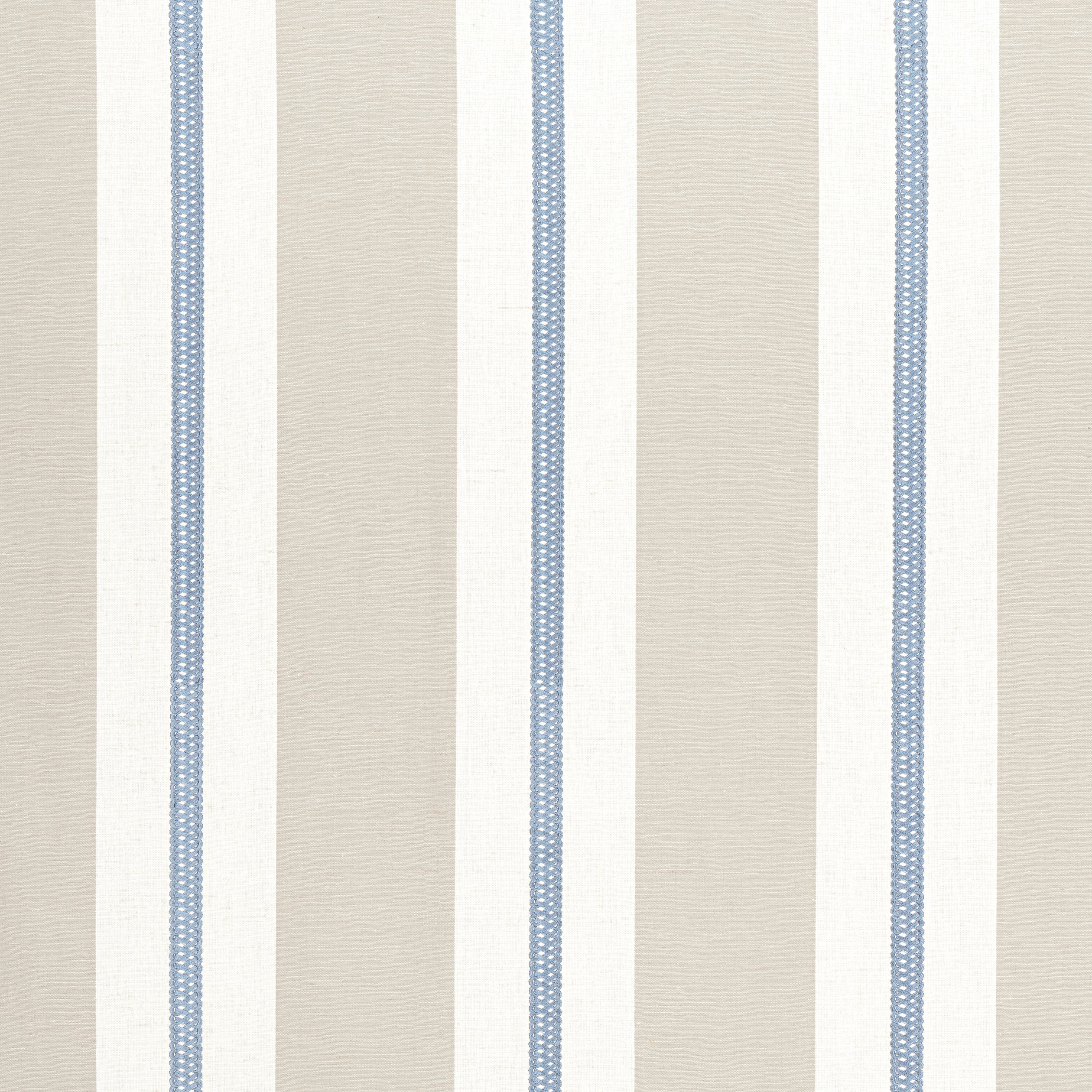 ALDEN STRIPE EMBROIDERY - Sky