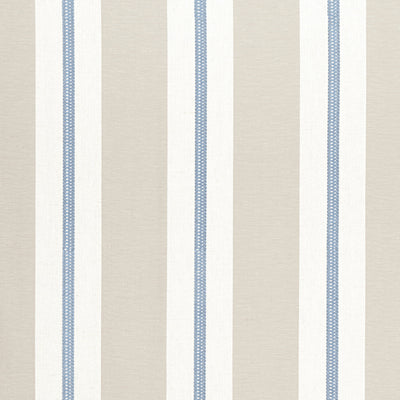 ALDEN STRIPE EMBROIDERY - Sky