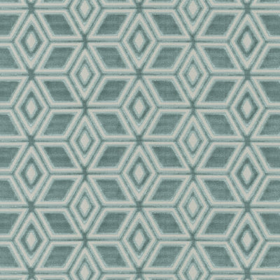 JARDIN MAZE VELVET - Aqua