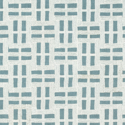 LOCK EMBROIDERY - Aqua