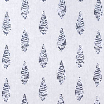 MANOR EMBROIDERY - Navy on White