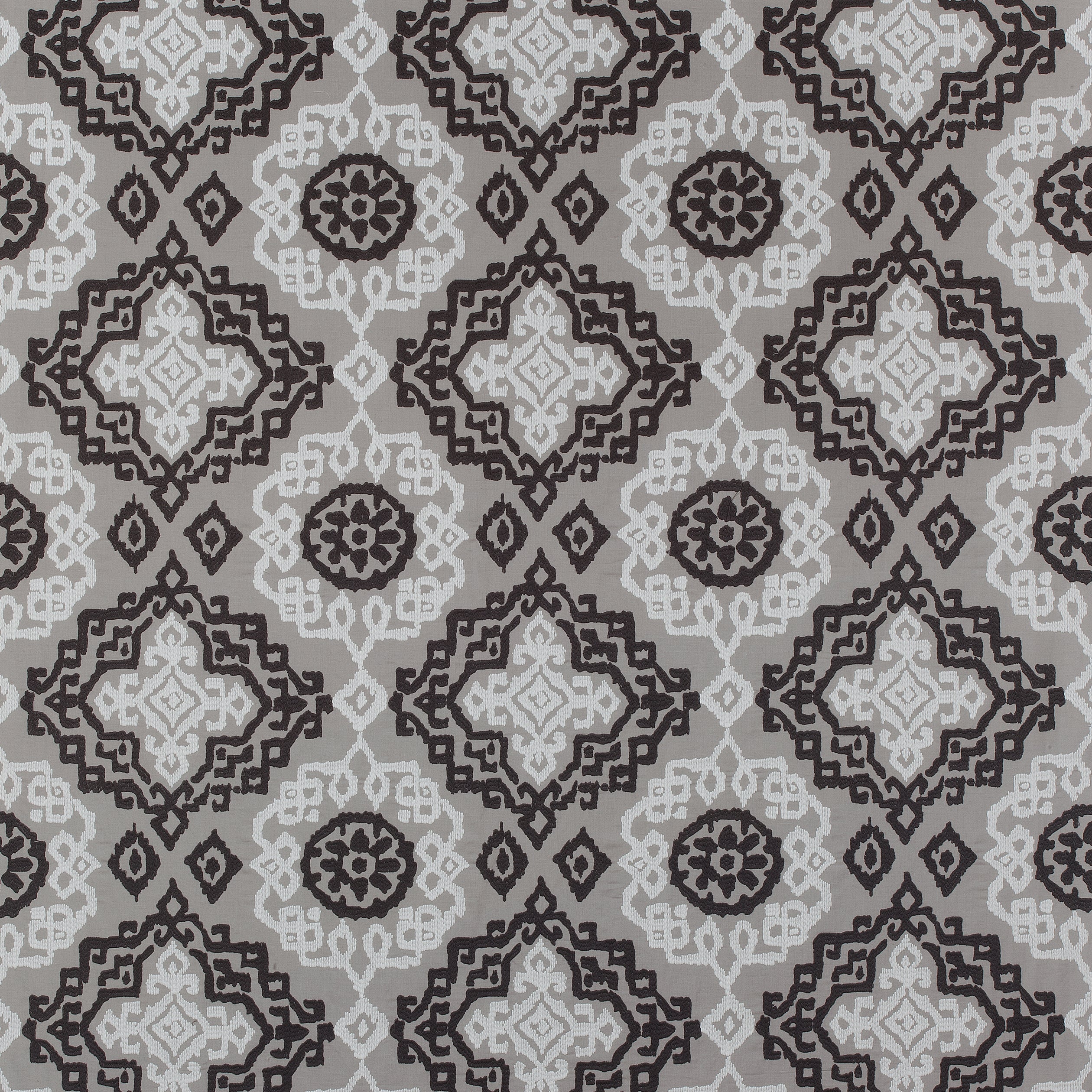 SCOTTSDALE EMBROIDERY - Grey and Black