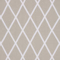 TARASCON TRELLIS APPLIQUE - White on Natural