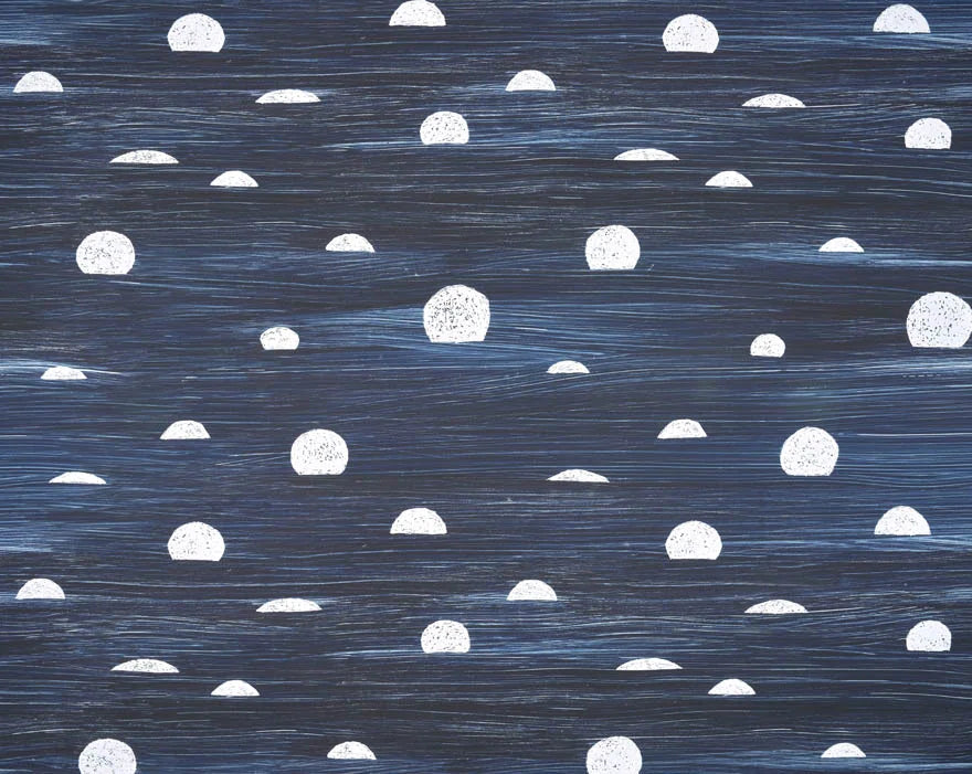 Belle lune Nuit - Soleil Levant