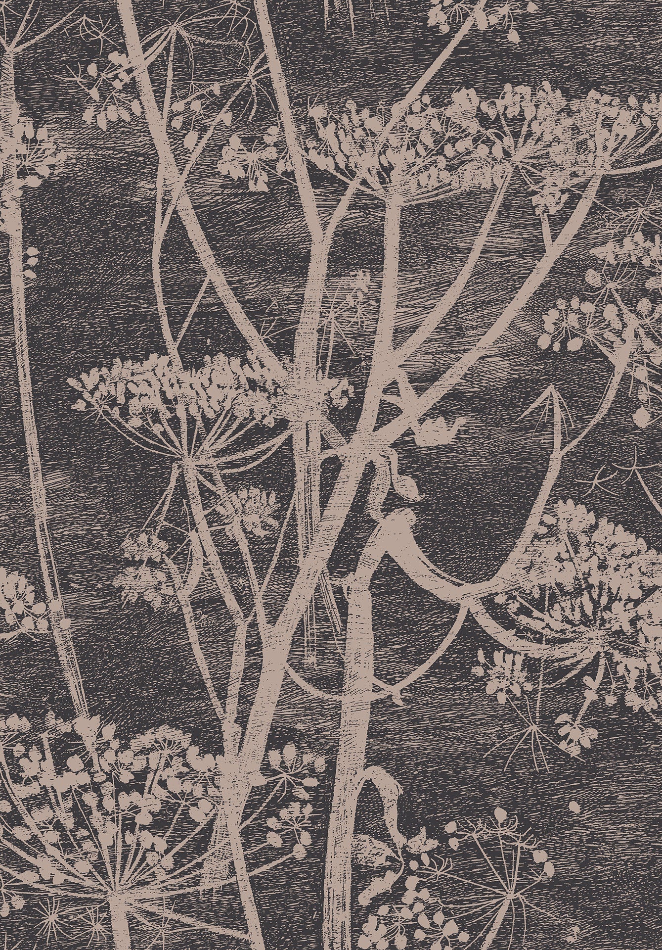 Cow Parsley Linen & Charcoal