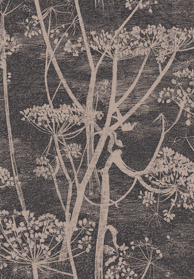 Cow Parsley Linen & Charcoal