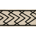 SUMMIT APPLIQUE TAPE - Black on Linen
