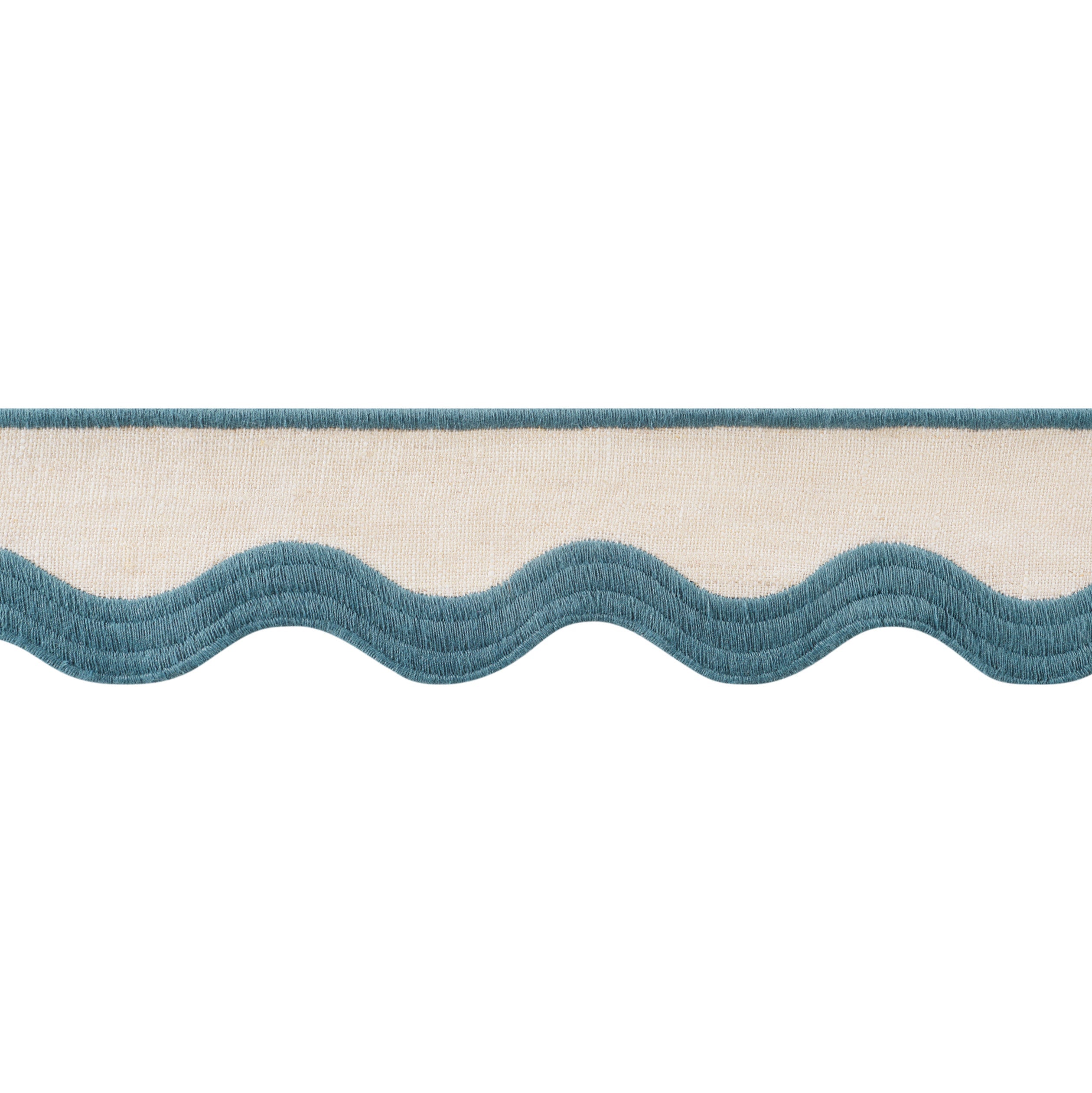 WAVE TAPE - Peacock on Linen