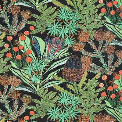 PROTEA PRINT - Black
