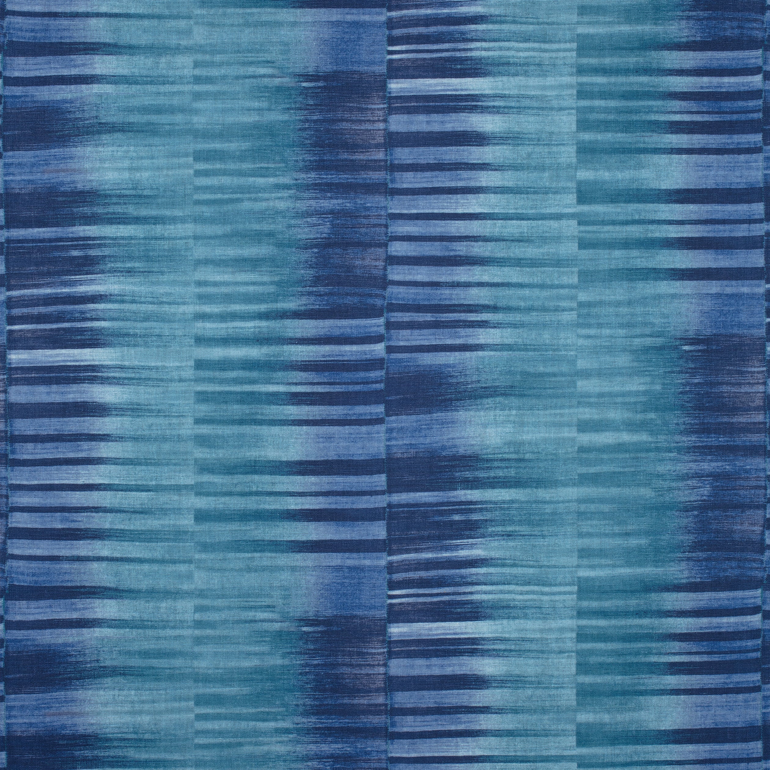 MEKONG STRIPE - Turquoise and Navy
