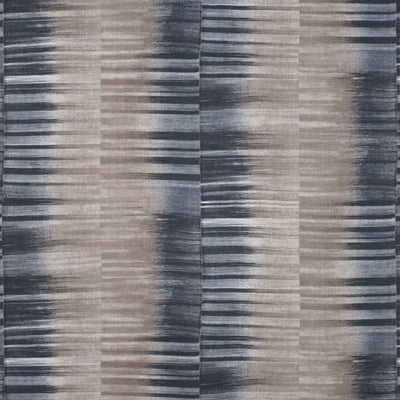 MEKONG STRIPE - Charcoal and Taupe