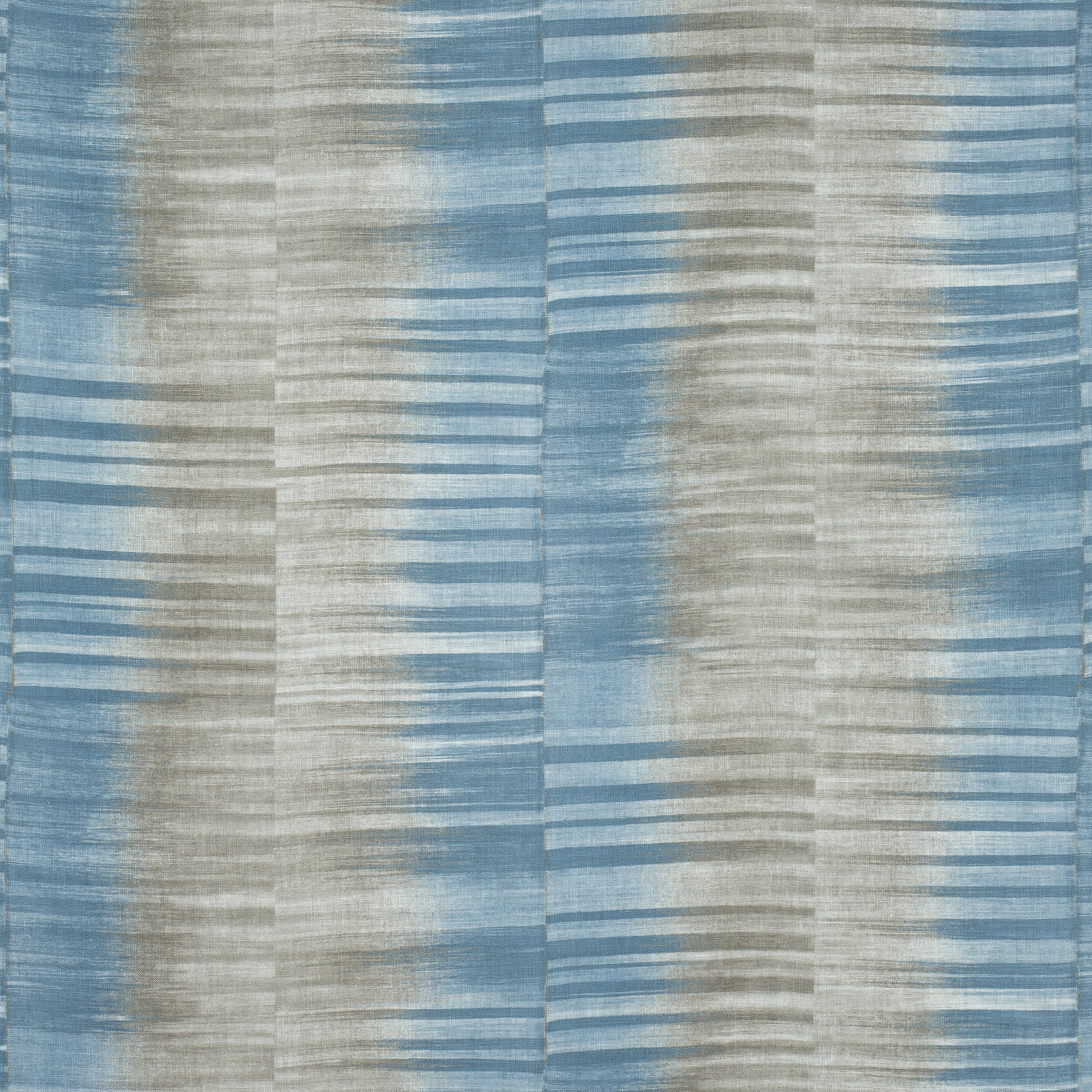 MEKONG STRIPE - Spa Blue and Beige