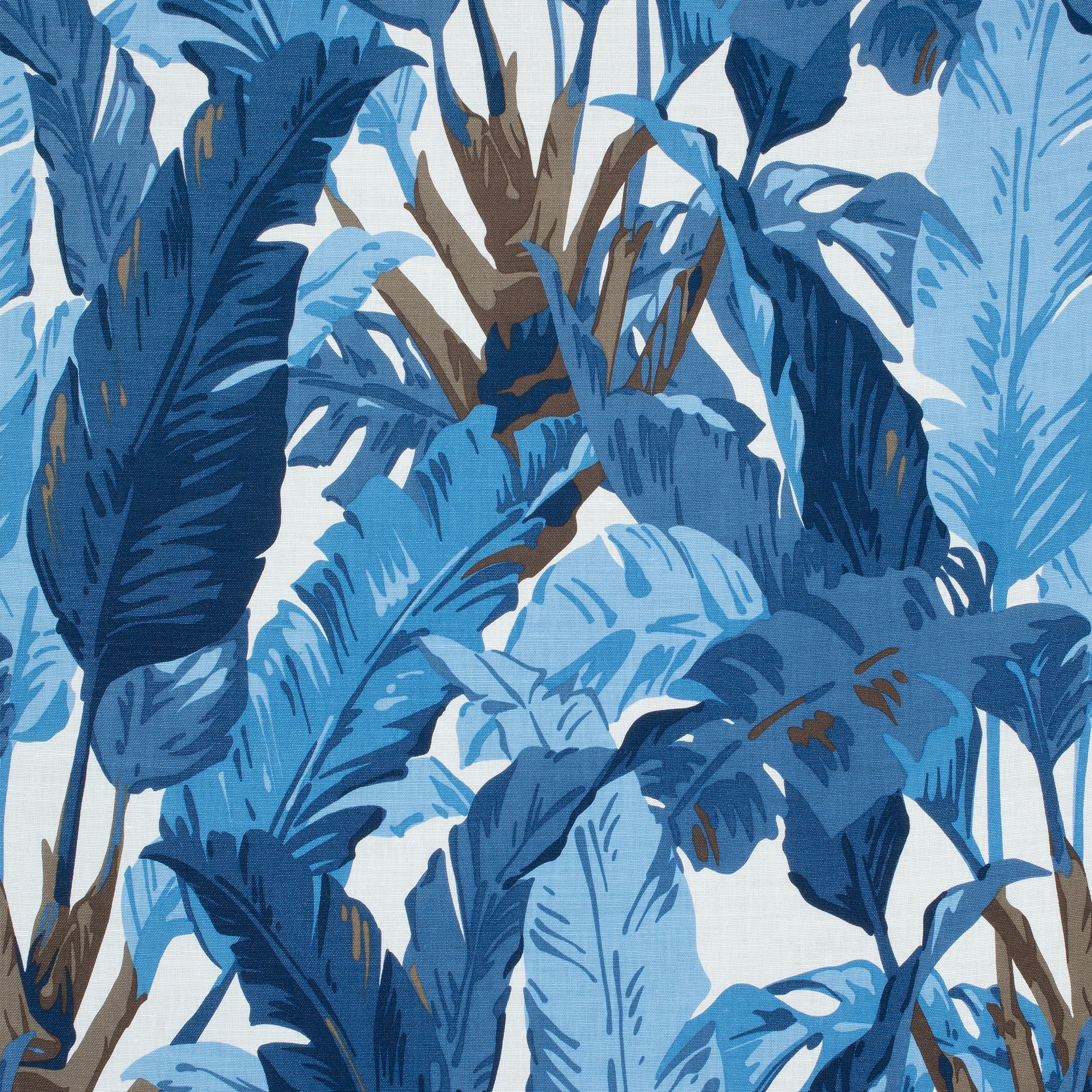 TRAVELERS PALM - Navy and White