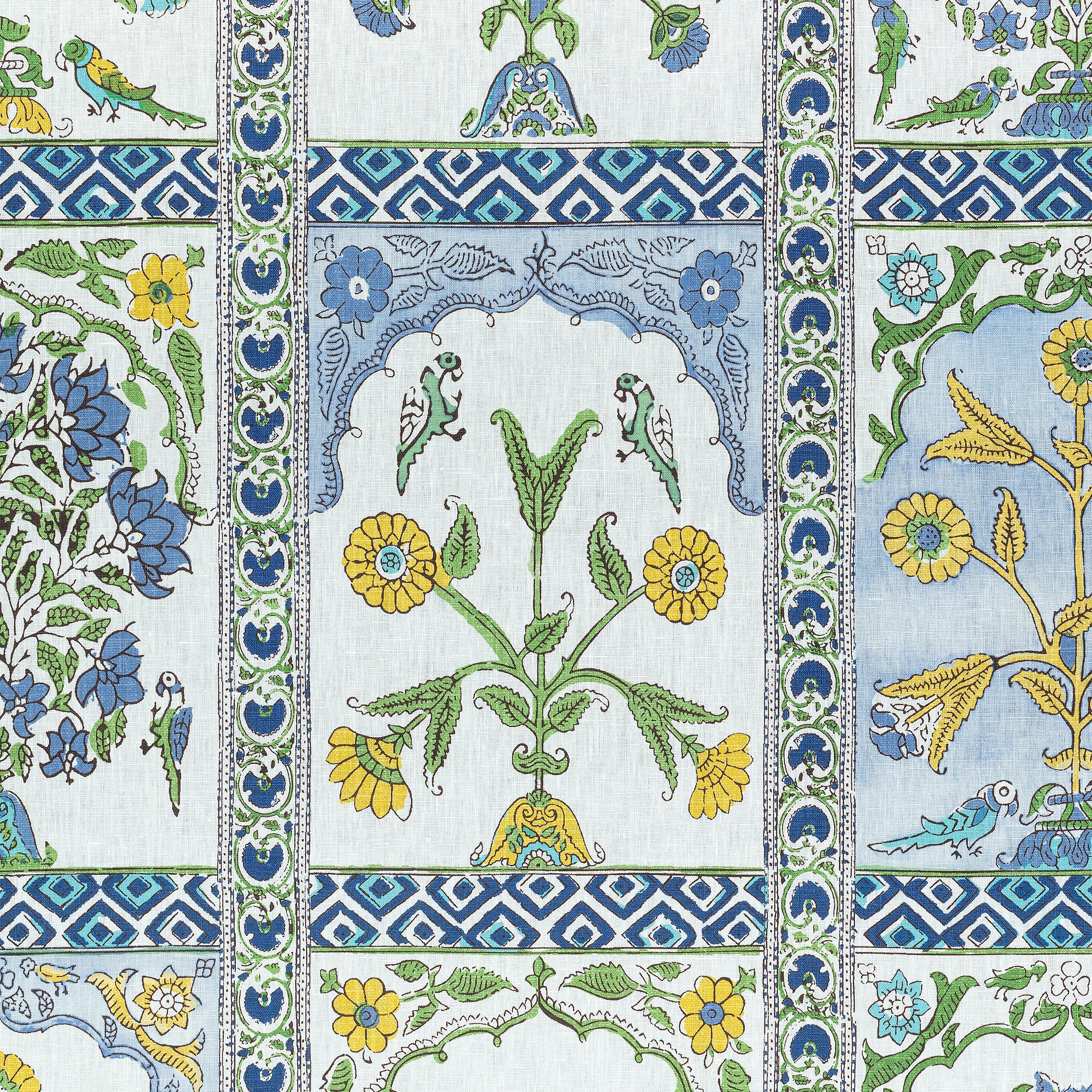 INDIAN PANEL - Blue and Yellow