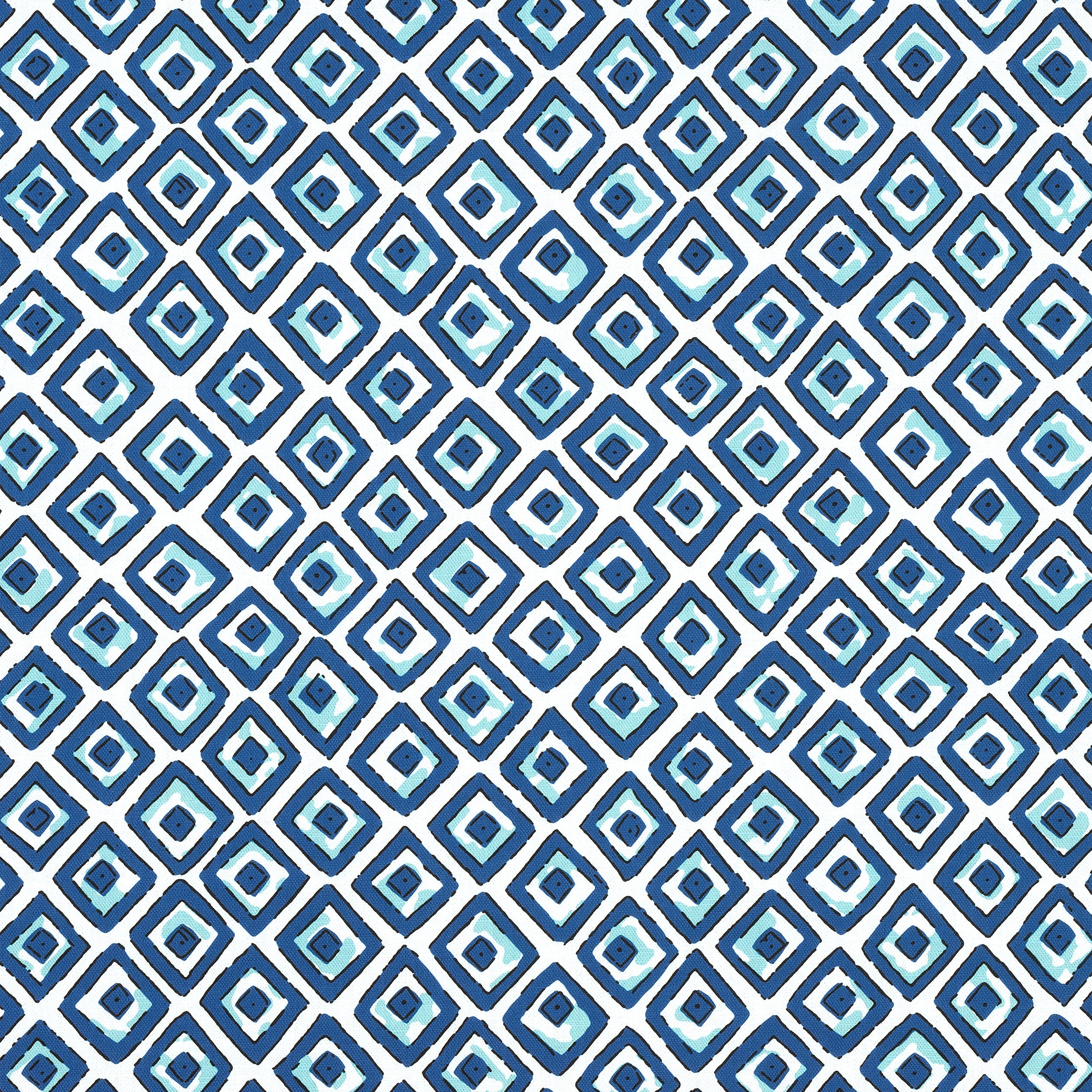 INDIAN DIAMOND - Blue and Turquoise